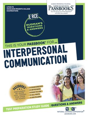 cover image of Interpersonal Communication